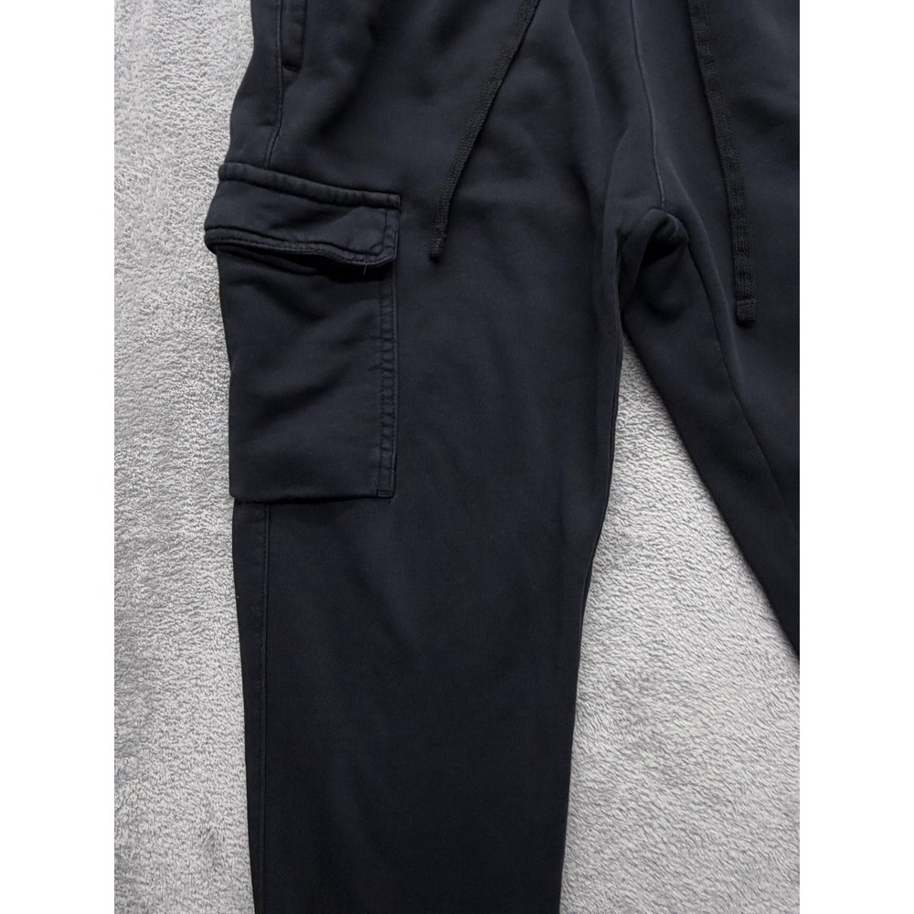 Nike Pants Mens Medium Black Jogger Fleece Cargo Elastic Waist CD3129-010 - Picture 3 of 16